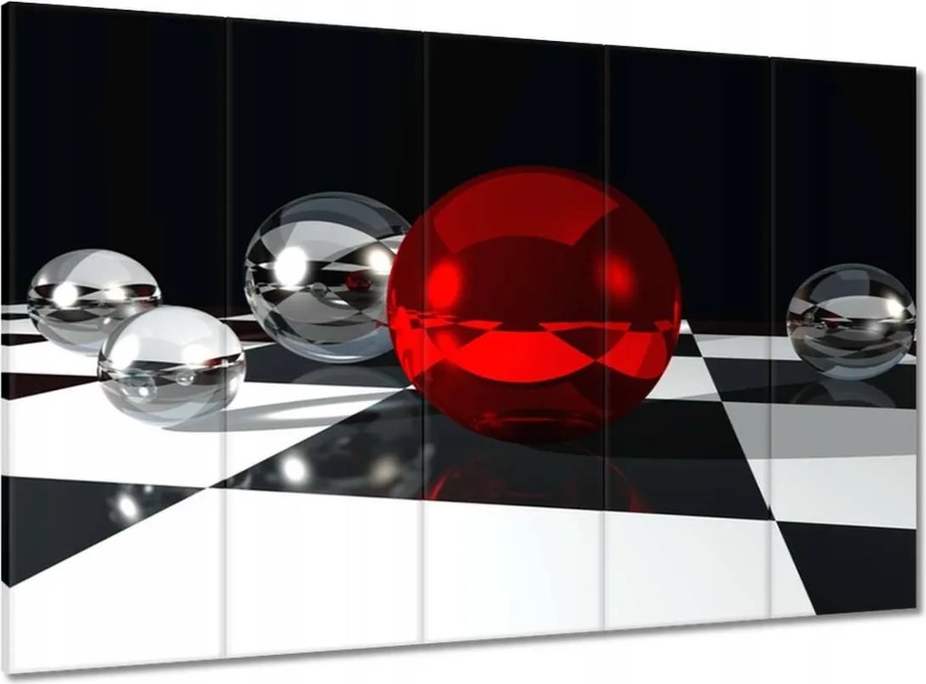 Vászonkép 100x70 Golyók a rácson