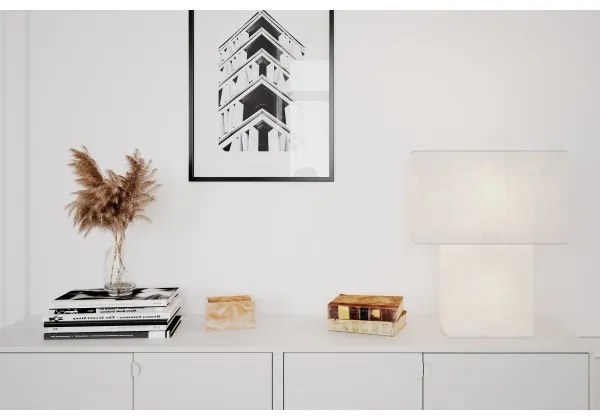 ByRydens 4024610-5000 - Asztali lámpa iSQUARE 1xE27/8W/230V fehér