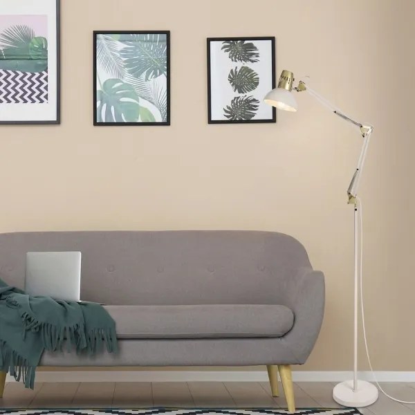 Rabalux 2197 - ARISTEO állólámpa 1xE27/40W krém-arany színű