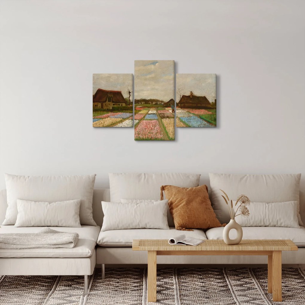 Kép - Vincent van Gogh, Flower Beds in Holland, reprodukciók (90x60 cm)