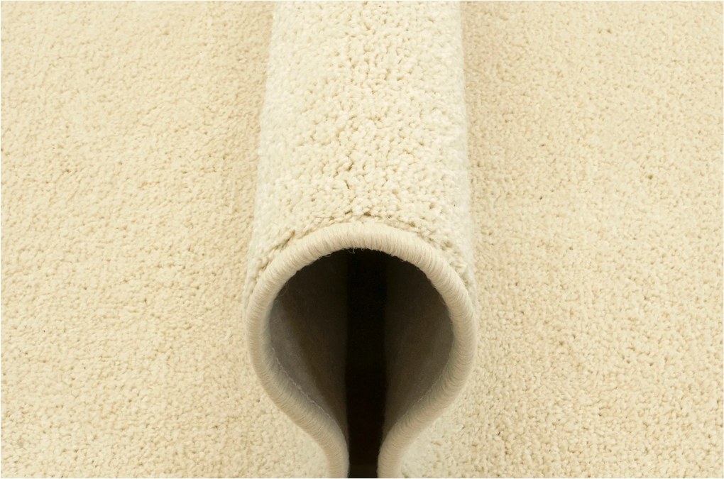 Csúszásgátló Szőnyeg Hálószoba Nappaliba Krémszínű Puha Carousel 200x400 cm