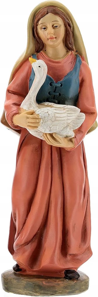 Betlehem dekorációs figura "Háziasszony libahússal" 15cm magas figurákhoz
