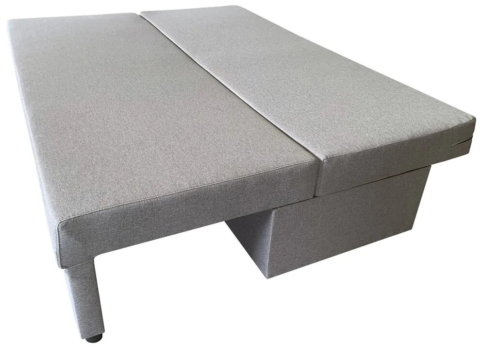 Odessa Kihúzható Kanapé 185x85x80 cm, tárolóládával, Grey Flower