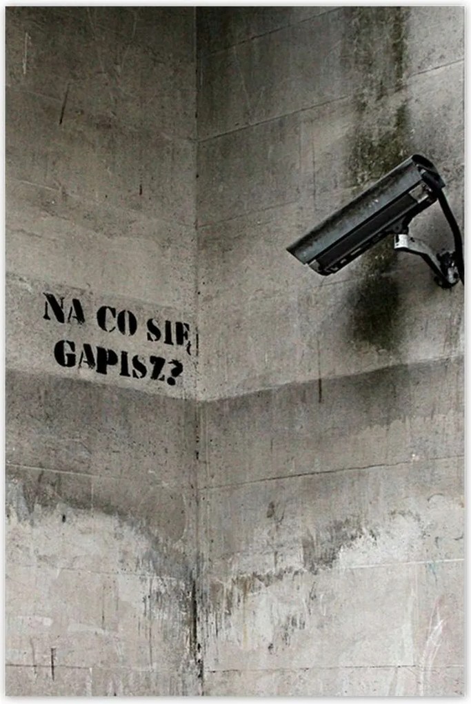 Poszterek 60x90 Banksy Mit bámulsz