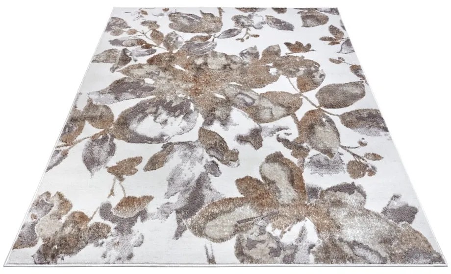 Szürke-barna szőnyeg 160x235 cm Shine Floral – Hanse Home