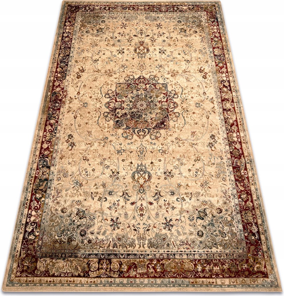 Nappali szőnyeg gyapjú Polonia KORDOBA25 rozetta keret j.rubin 135x200 cm