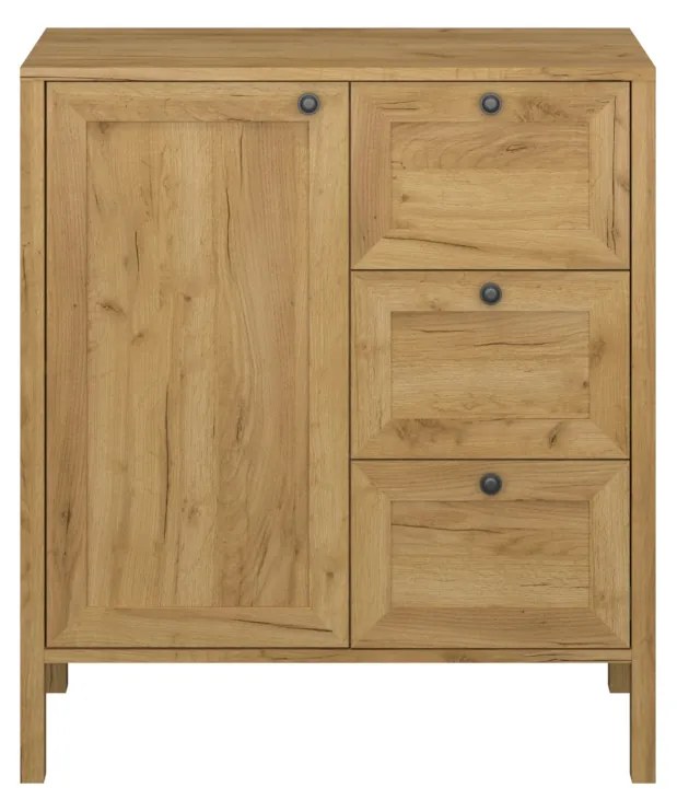 Komód Keira 1D3S (arany craft tölgy). 1052991