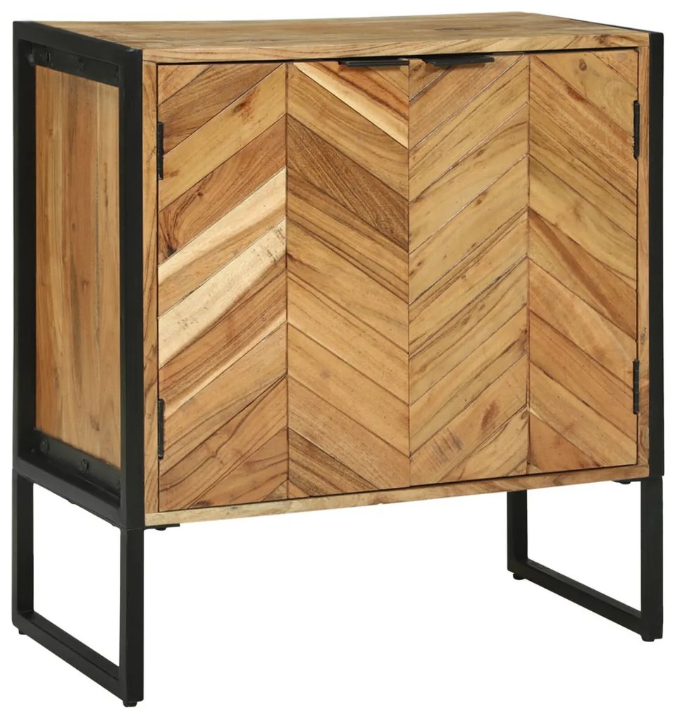 oldalszekrény 70x35x75 cm Tömör fa Akác