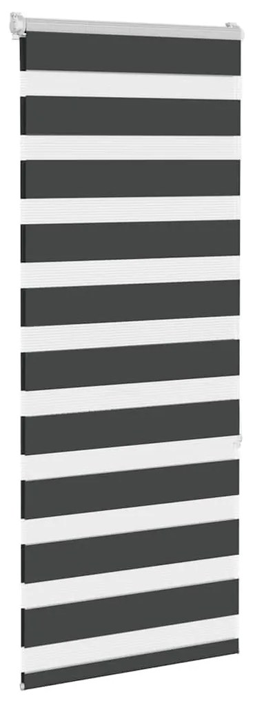 zebrafüggönnyel fekete szövetszélesség 60,9 cm poliészter