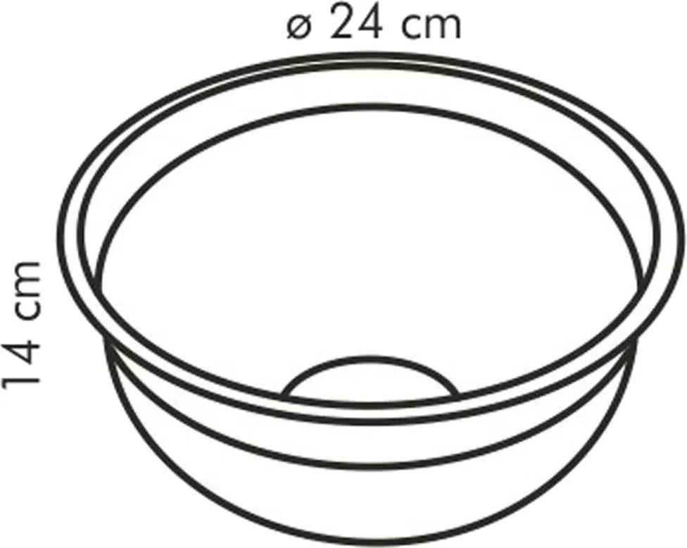 Tescoma DELÍCIA Rozsdamentes acél tál, 5 l