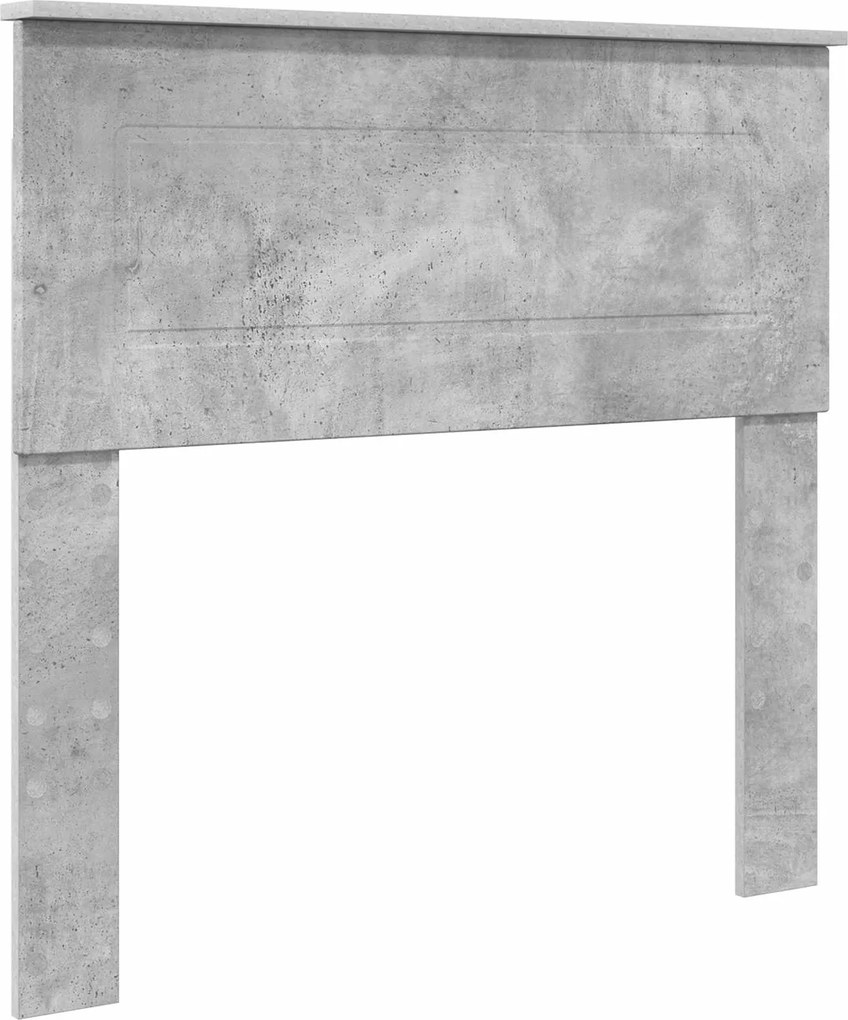 vidaXL Fejtámla Beton Szürke 100 cm Faanyag