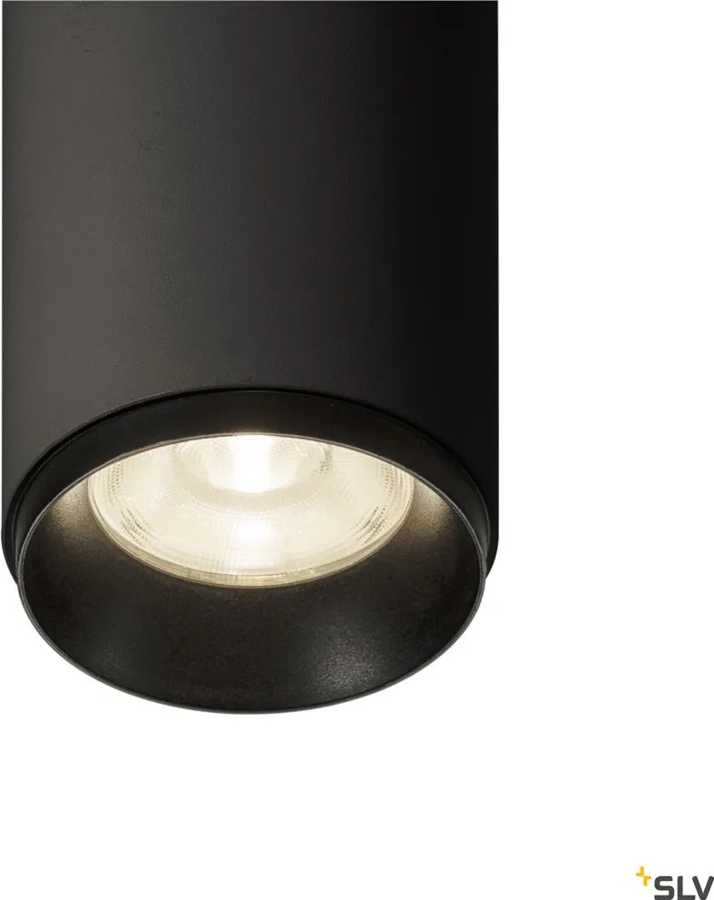 SLV 1004523 NUMINOS Hengeres Mennyezeti Lámpa Fekete LED IP20