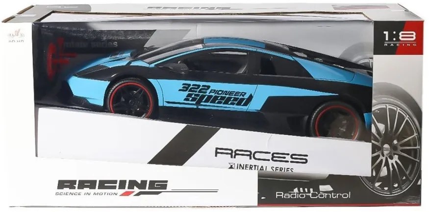 Órás Lamborghini RC Újratölthető Gyors Versenyautó Játék 1:8 Méretarány 47 Cm