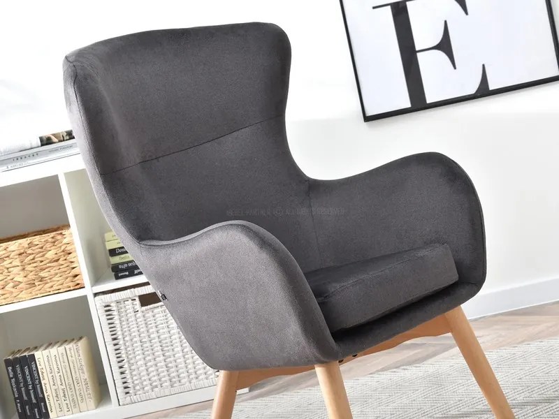 Fotel Leto (grafit + bükk). Akció -20%. 1110182