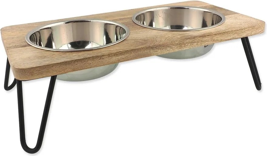 Fa tálka szett állvánnyal kutyáknak Dog Fantasy – Plaček Pet Products