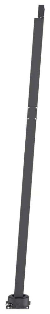 kék/fehér automata szélérzékelős és LED-es napellenző 400x300cm