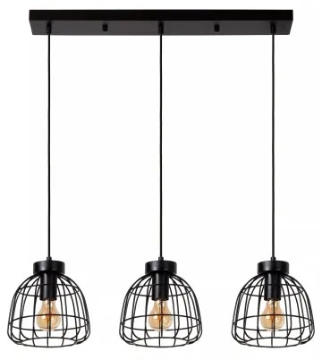 Lucide 00429/03/30 - Csillár zsinóron FILOX 3xE27/40W/230V