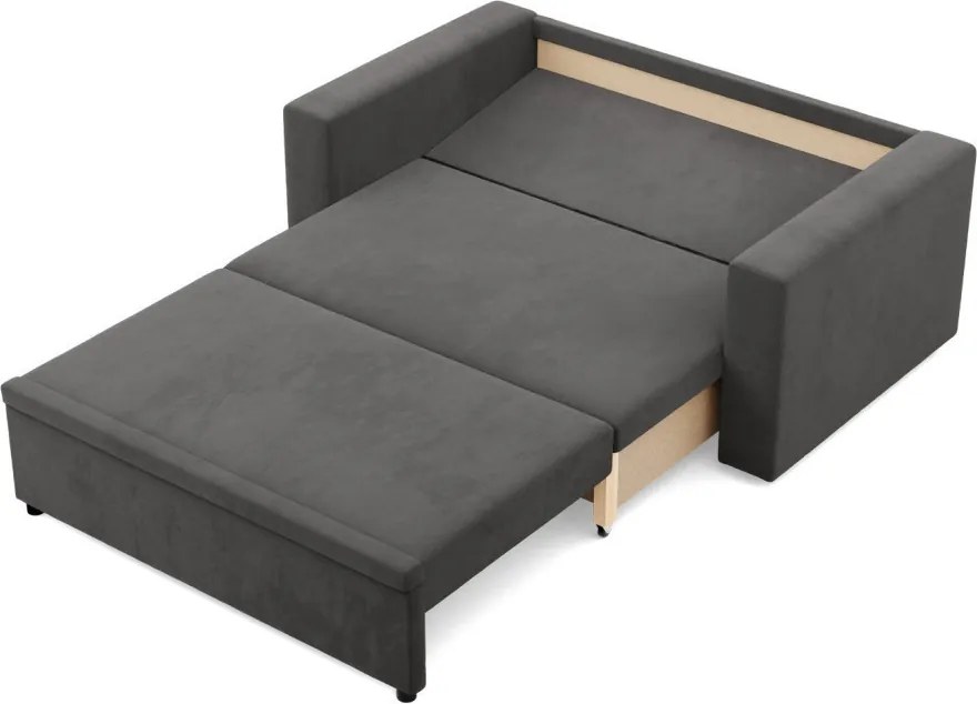 Zeus kanapé, szövet anyag, hab töltet, egyenes kartámasz, szürke