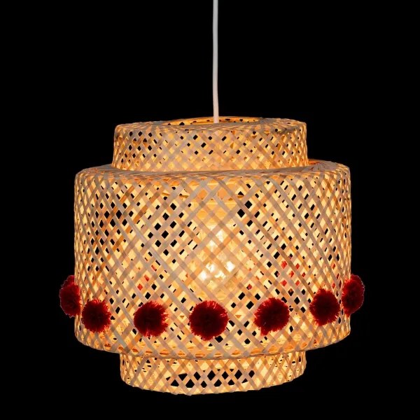 Atmosphera - Kábelen függesztett csillár LIBY 1xE27/25W/230V bambusz