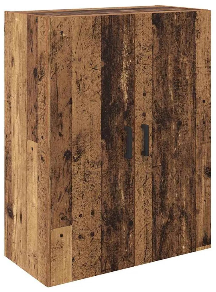 Fali Szekrények 2 pcs Régi fa 69.5 x 34 x 90 cm Faanyag