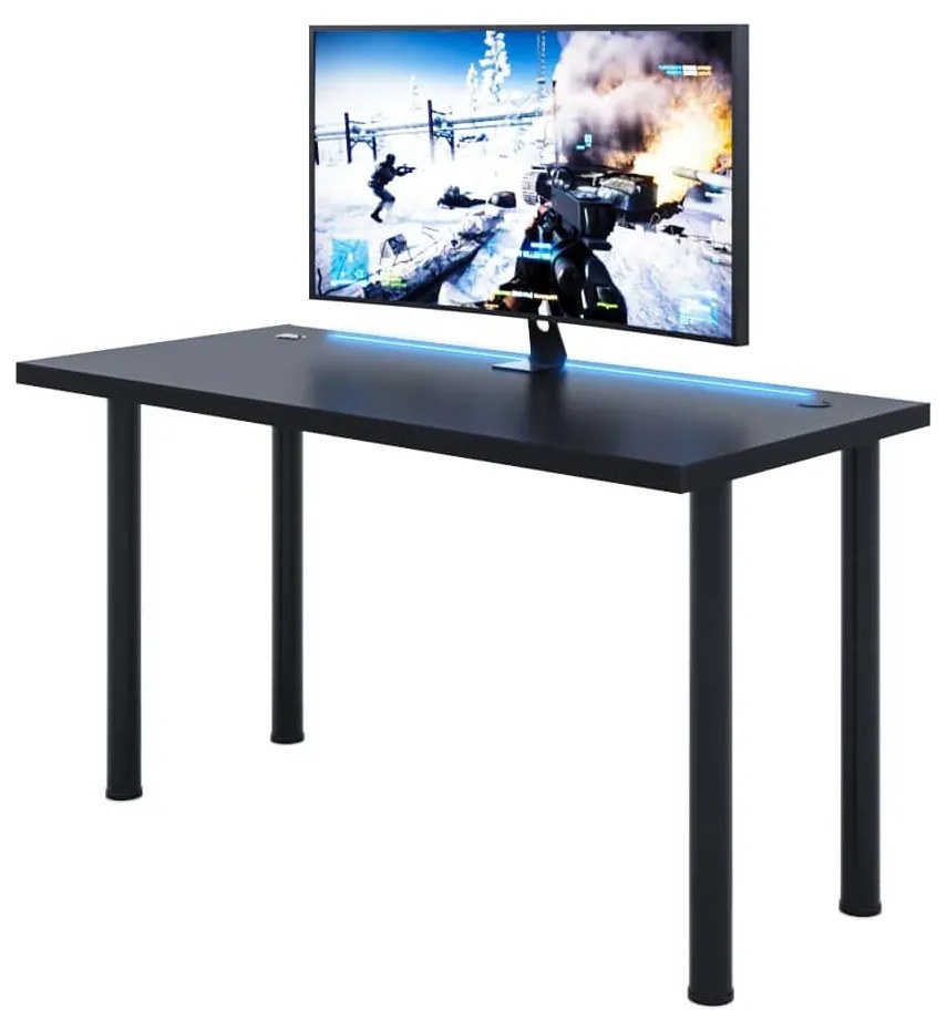 Gamer PC asztal Gamer X (fekete) (RGB LED világítással). 1054985