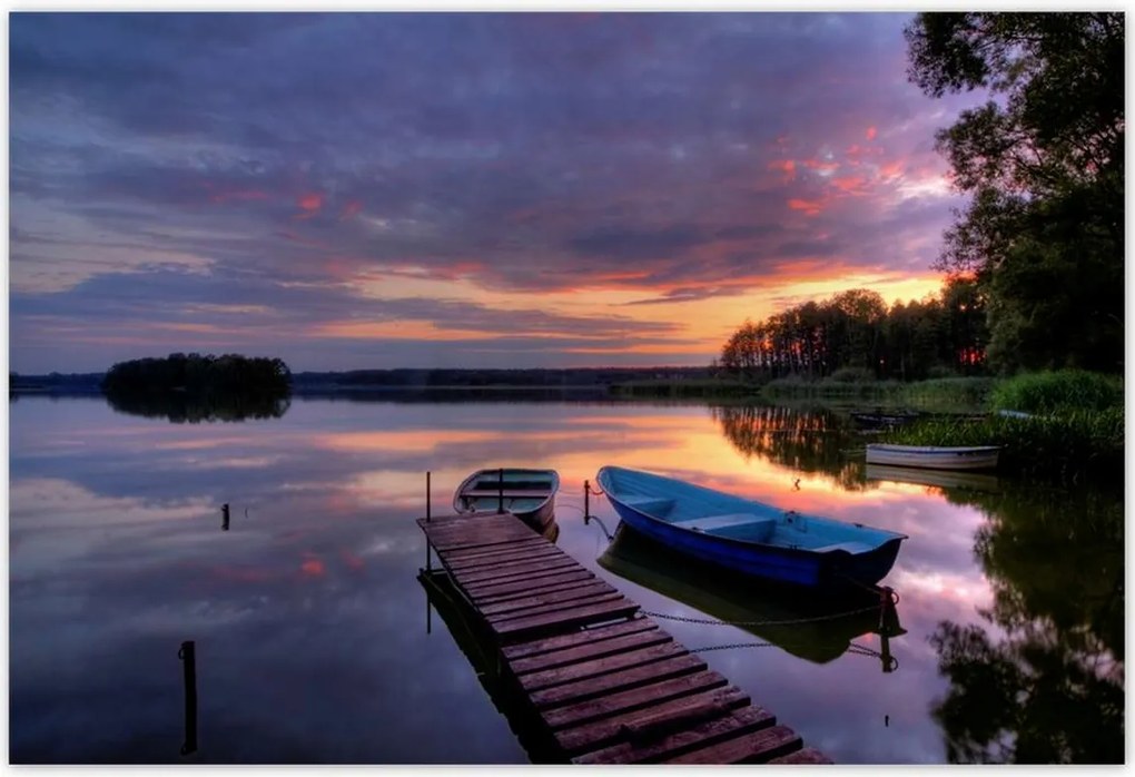 Poszterek 185x125 Híd a tavon