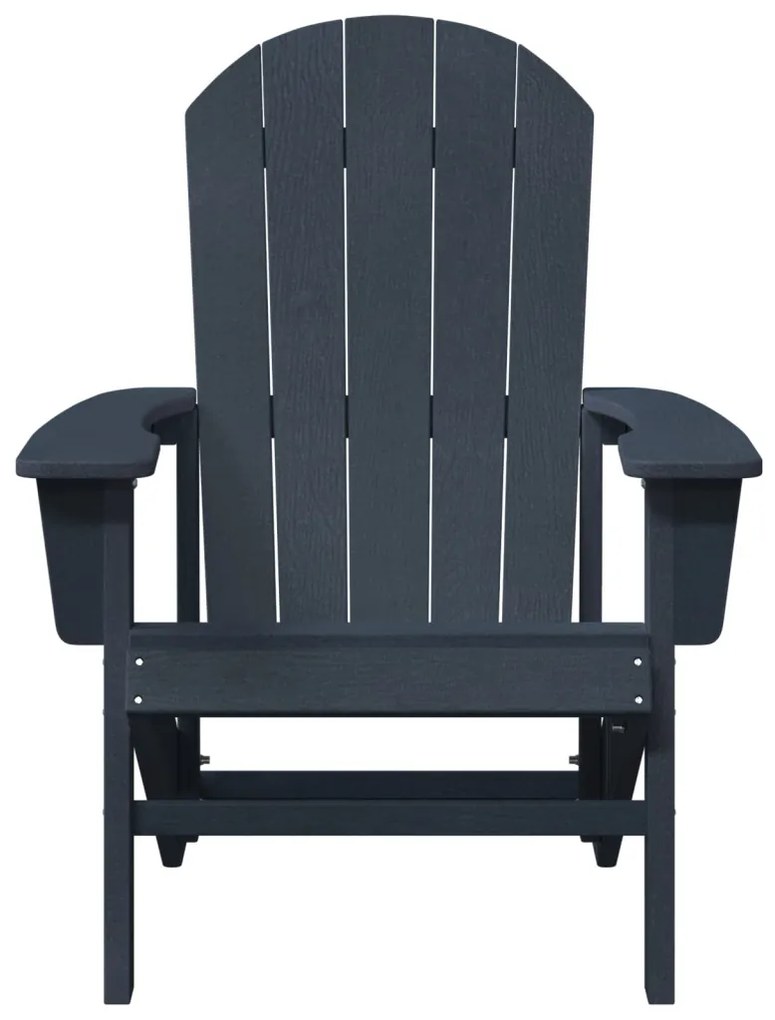 Adirondack székek 2 db Tengerészkék 74x82x90 cm HDPE