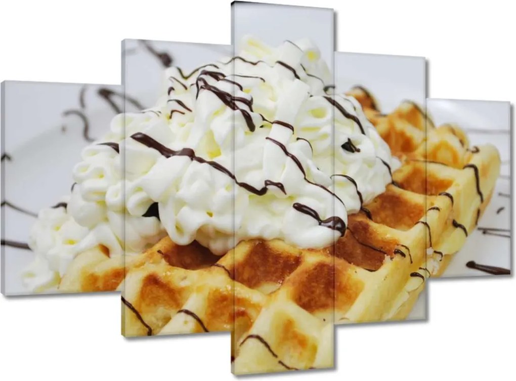 Festmények 150x105 Gofri tejszínhabbal