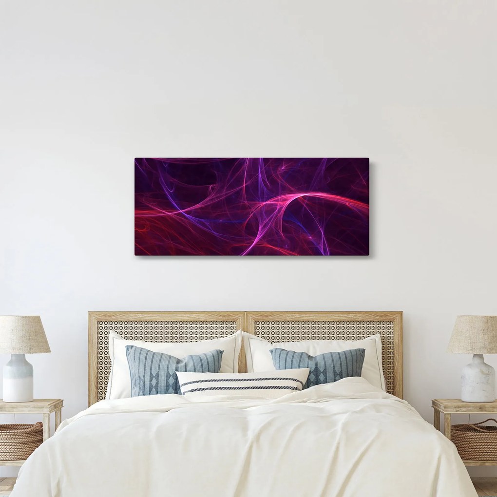 Absztrakt görbék képe (120x50 cm)