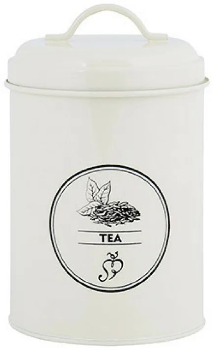 Teafűtartó fém doboz, 1,3 literes