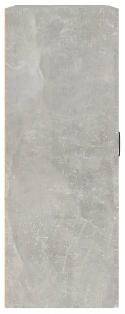 betonszürke függő faliszekrény 69,5 x 32,5 x 90 cm