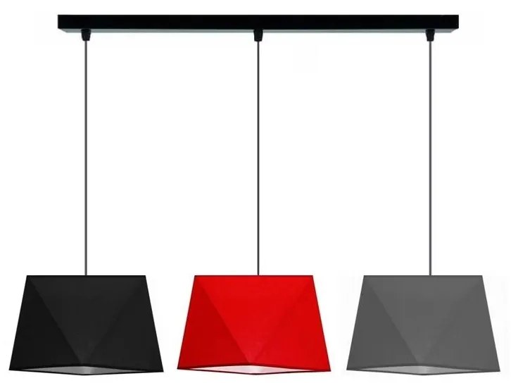 Csillár zsinóron DIAMENT 3xE27/60W/230V