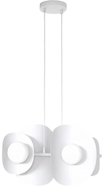 ELEMENTI kábeles csillár 4xG9/8W/230V, fehér