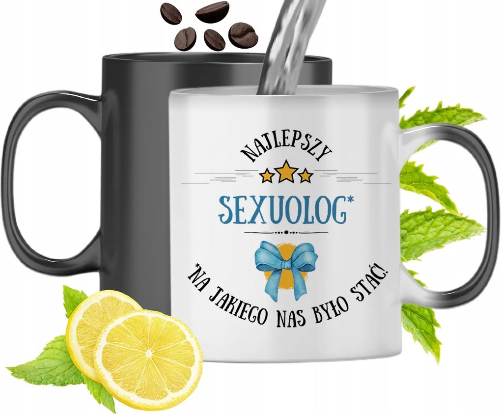 Mágikus Bögre Szexológusnak Színváltós Nyomtatott Fényképpel