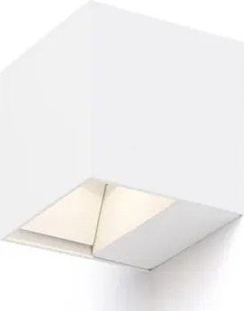 RENDL CARRE fali lámpa fehér 230V LED 2x3W IP54 3000K