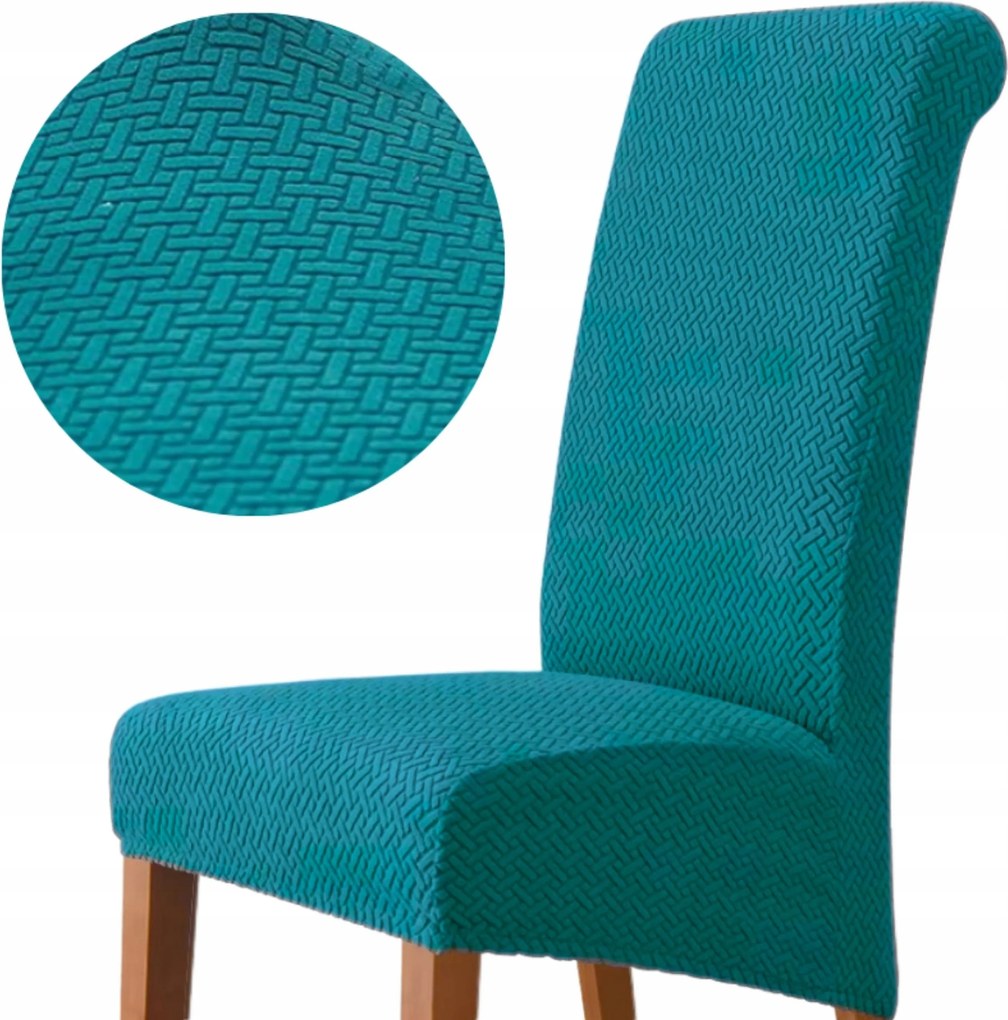 Jacquard Halszálka Székhuzat Prémium Rugalmas Oeko-tex Nappaliba