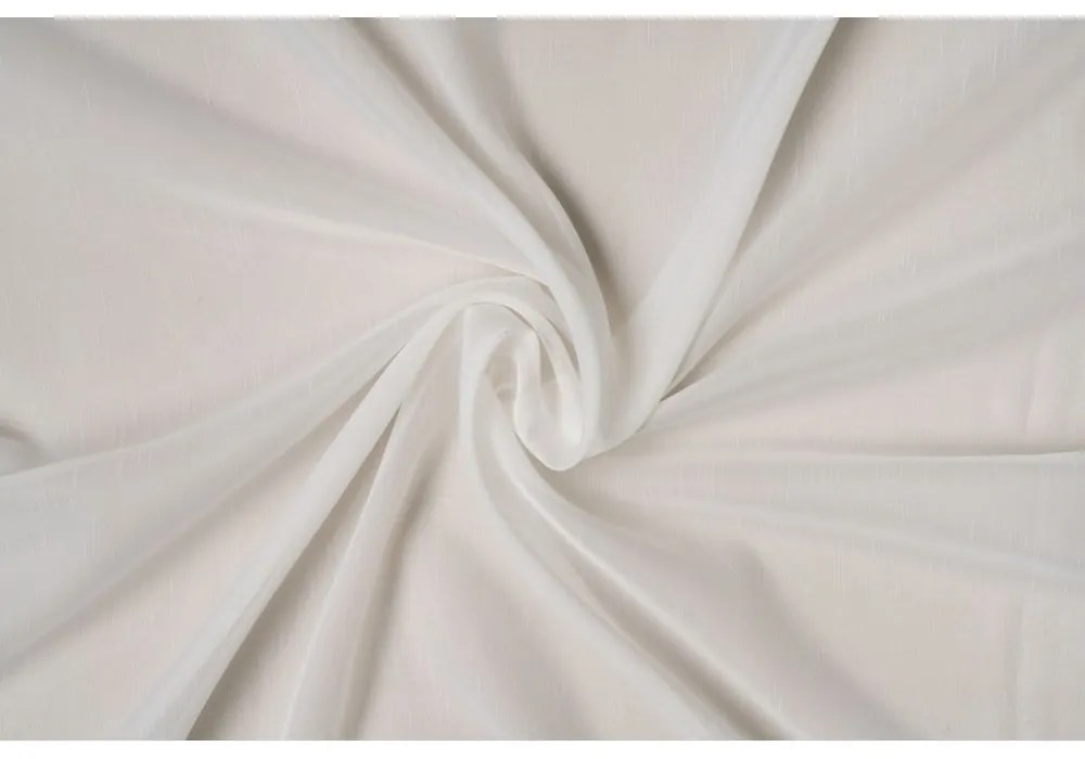 Fehér voile fényáteresztő függöny 150x50 cm Avenue – Mendola Fabrics