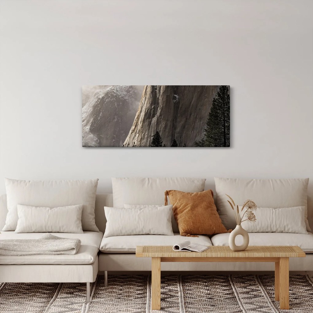 Vászonkép - A Yosemite Valley Nemzeti Park, USA (120x50 cm)