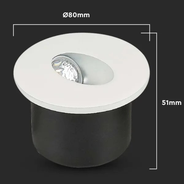 LED Lépcsővilágítás LED/3W/230V 4000K fehér