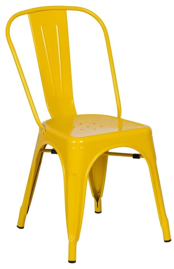 Sárga fém étkezőszék szett 2 db-os – Ixia