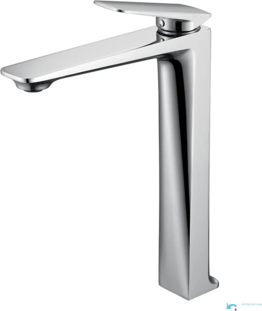 Mosdócsaptelep ELITE EDITION BS1910, mosdóra vagy pultra szerelhető, többféle színben, például matt fekete és króm kivitelben — Króm — 28 cm