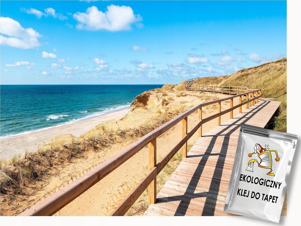 Fotótapéta Flizelina Tájkép Kilátás Tenger Tengerpart Dűnék Ösvény 150x105 ragasztó