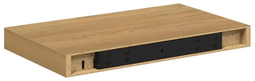 Falpolc Falra szerelhető 2 pcs Barna 40 x 23,5 x 4 cm Faanyag