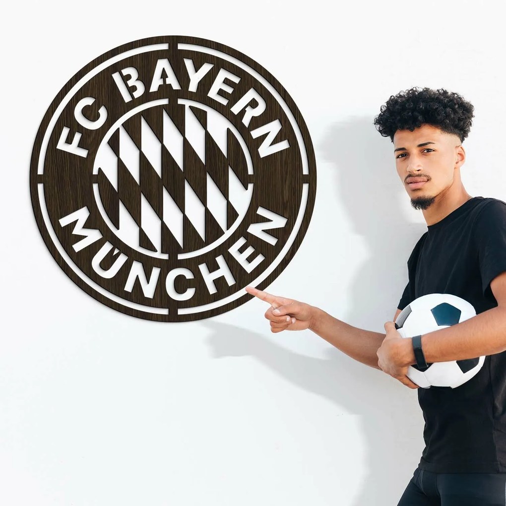 DUBLEZ | Fából készült logó - FC Bayern München
