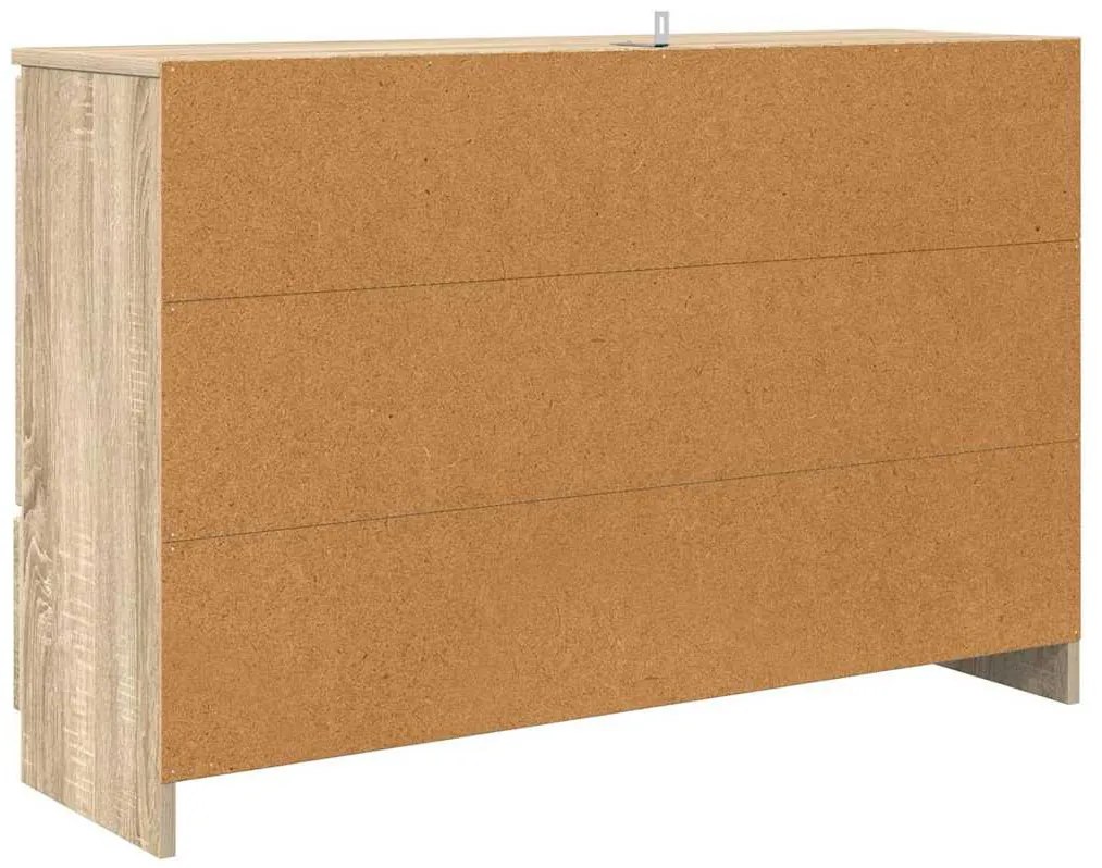 Széf fiókkal Sonoma tölgy 100 x 30 x 65,6 Faanyag