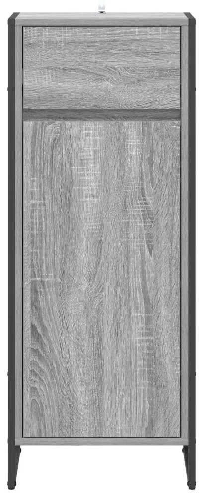 vidaXL Fürdőszoba Székény Szürke Sonoma 40 x 30 x 100 cm Faanyag