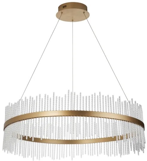 Endon 107672 - LED dimmelhető kábeles csillár ADRIEL LED/83W/230V 3000K arany