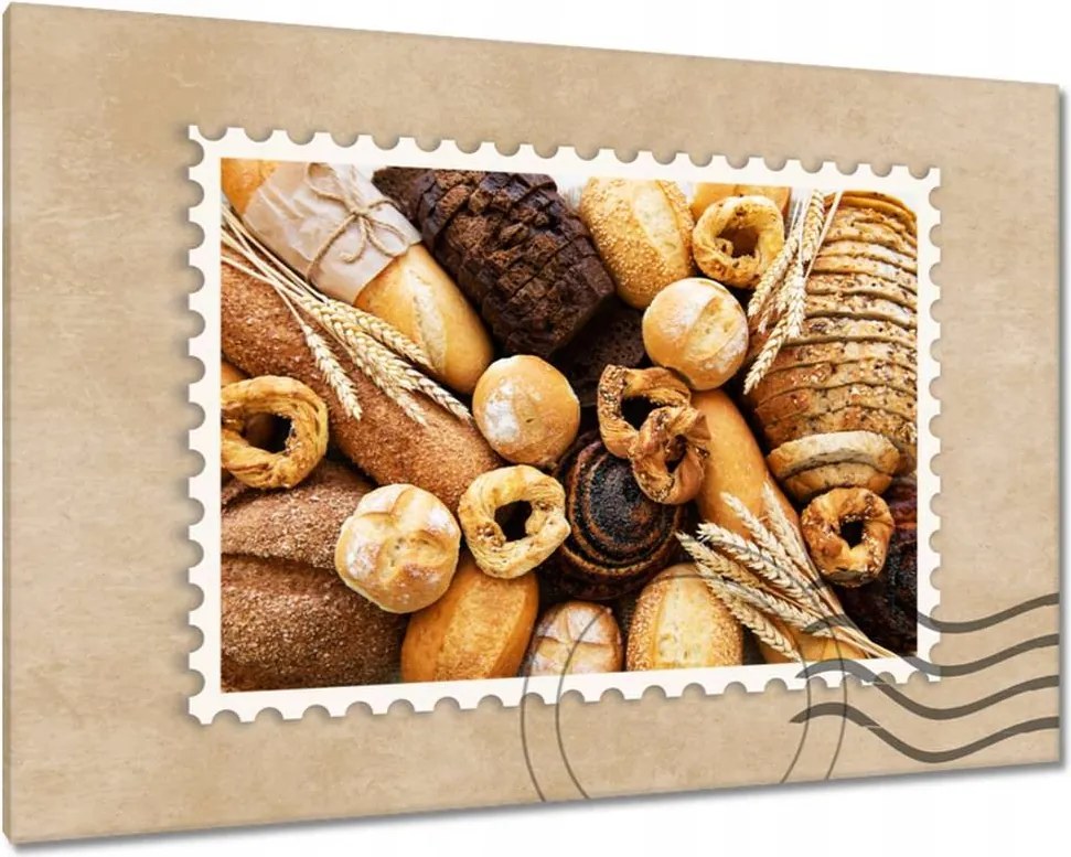 Vászonkép 60x40 Kenyér mix
