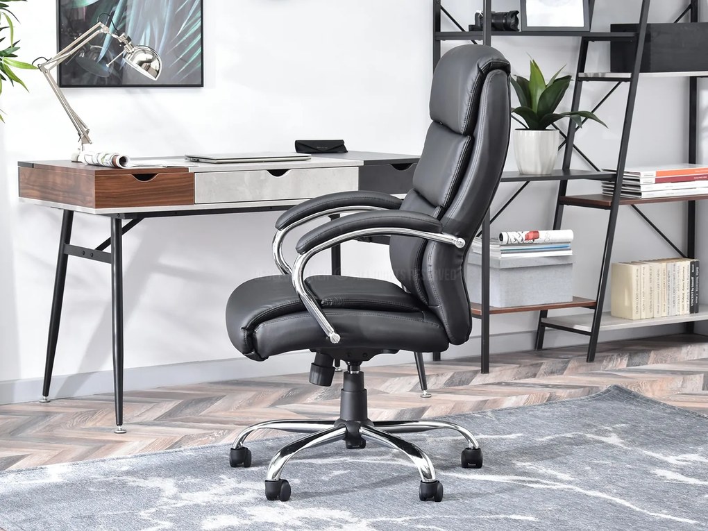 Fotel Luxus (fekete + króm). Akció -16%. 1109951