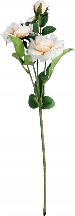 Mesterséges Kamélia Ág Krém Dekoráció Váza 54 cm